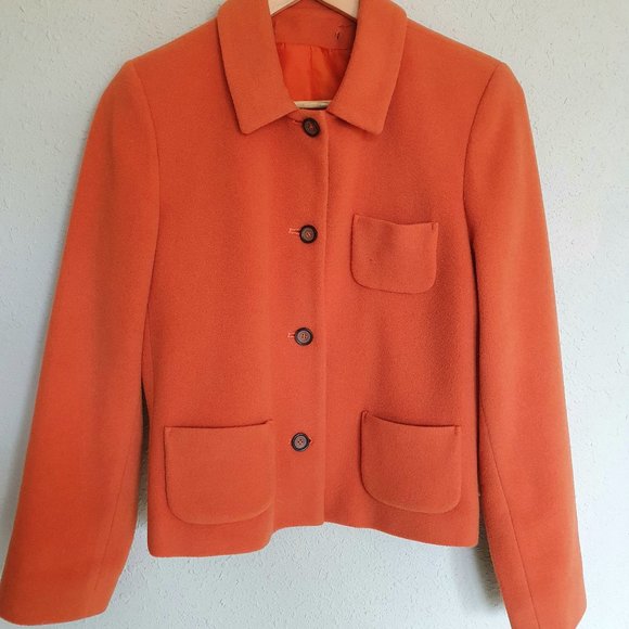 Vintage orange blazer - Picture 3 of 3
